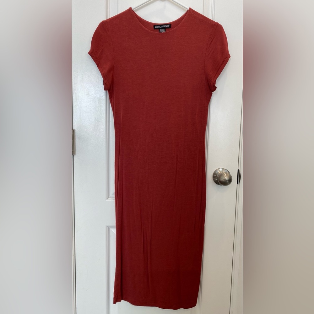 Red Slim Fitting Dress